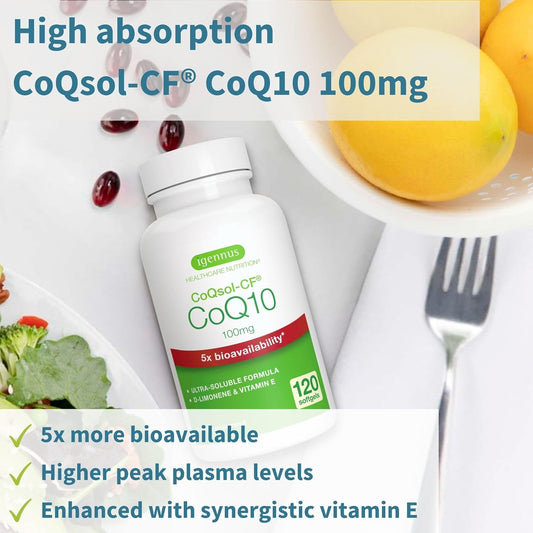 High Absorption Coq10, Ultra Soluble Formula With 5X Bioavailability, 81 Grams