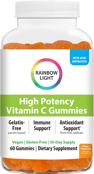Rainbow Light High-Potency Vitamin C Gummies, Gummy Supplement Provide