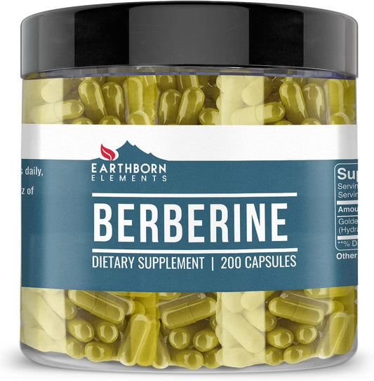 Earthborn Elements Berberine And Golden Thread Bundle, 200 Capsules Ea