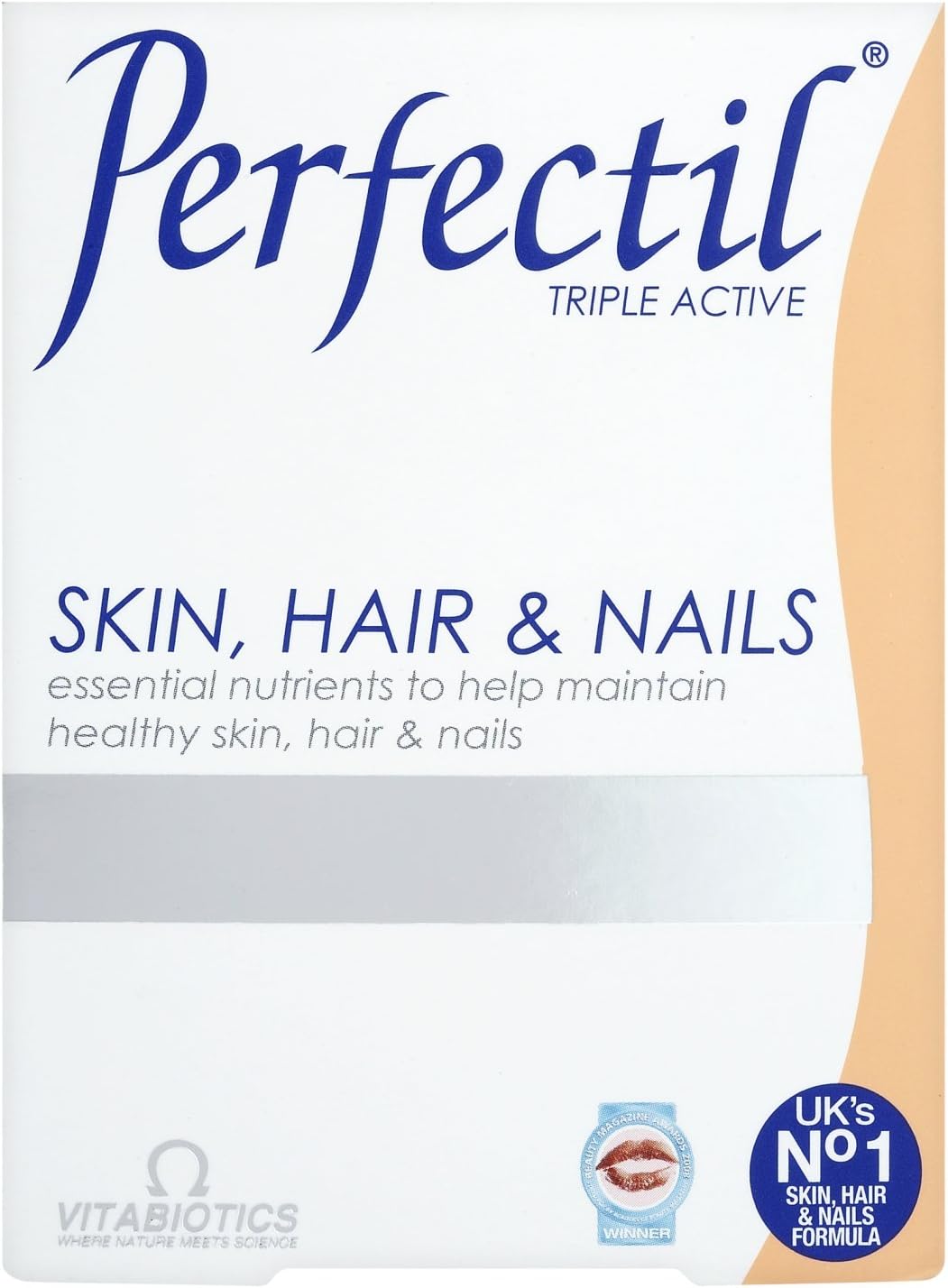 Vitabiotics Perfectil Tablets Healthy Skin Hair and Nails 30 Tablets by Perfectil