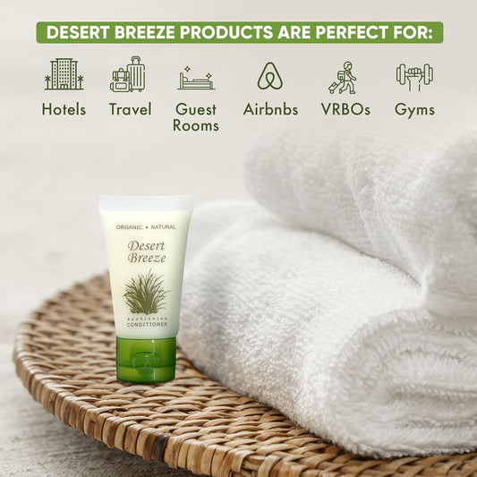 Desert Breeze Conditioner, Travel Size Hotel Toiletries, 1 . ip Cap (Case of 20)