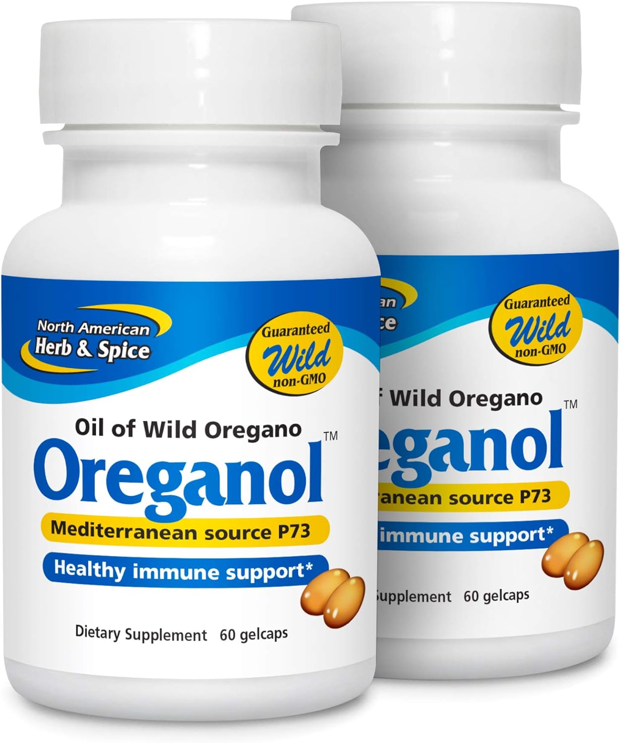North American Herb & Spice Oreganol P73 (2 Pack) - 60 Softgels - Immu