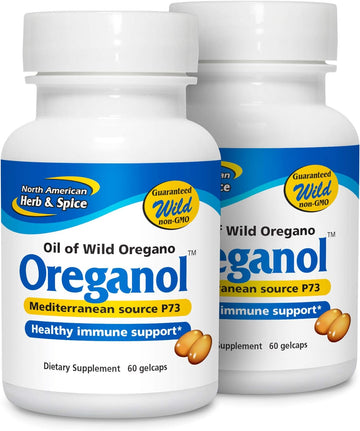 North American Herb & Spice Oreganol P73 (2 Pack) - 60 Softgels - Immu