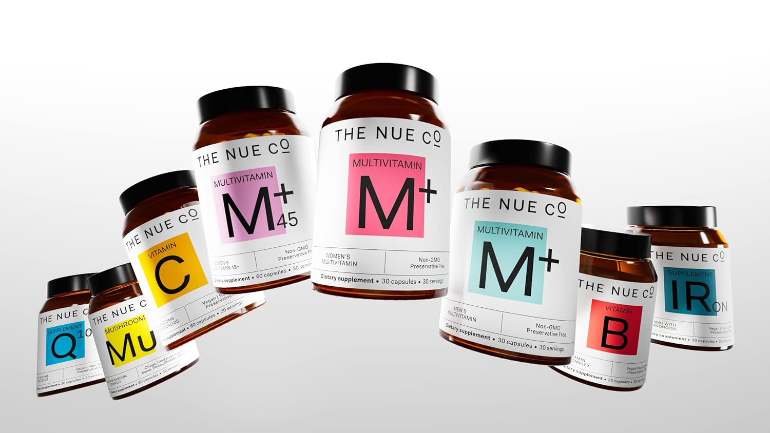 The Nue Co. COQ10 Supplement, Supports Energy, Skin, & Cardiovascular 