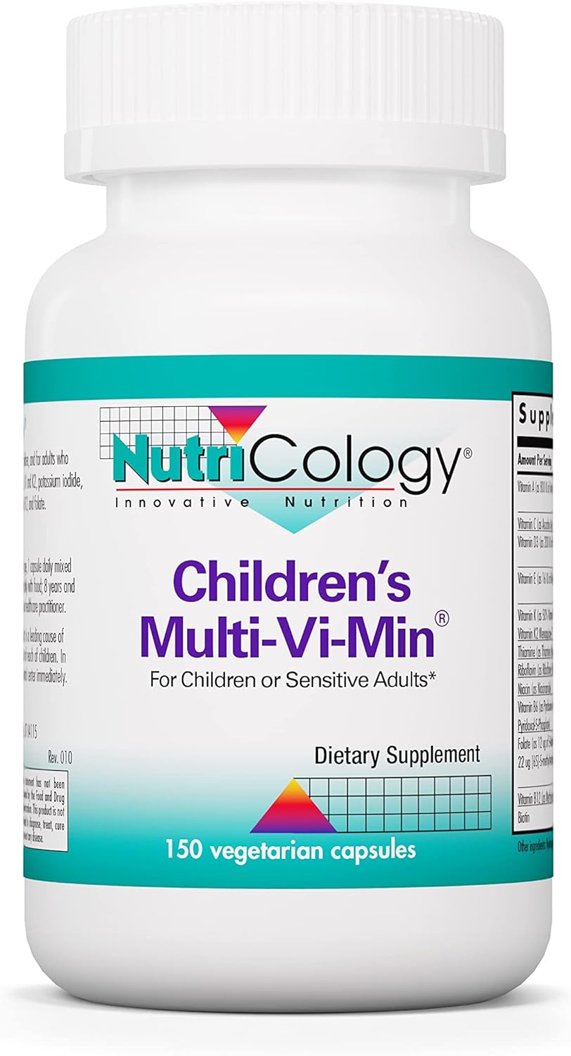 Nutricology Children'S Multi-Vi-Min - Multivitamin-Mineral - 150 Veget