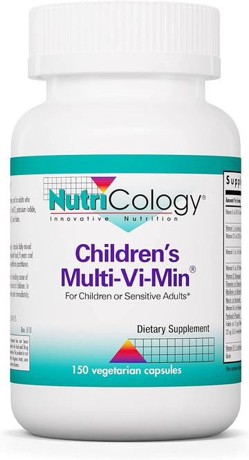 Nutricology Children'S Multi-Vi-Min - Multivitamin-Mineral - 150 Veget