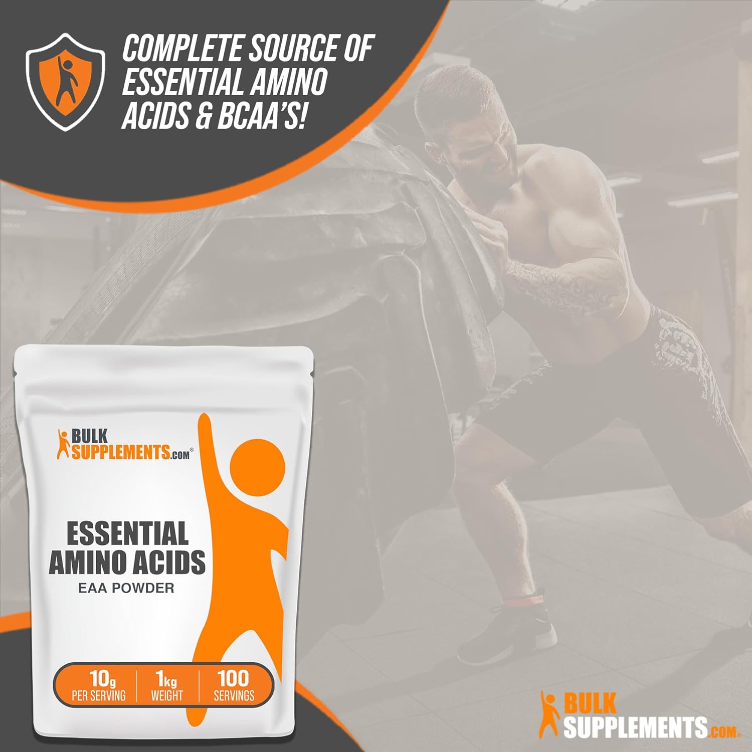 BULKSUPPLEMENTS.COM Essential Amino Acids Powder - EAA Powder, Essenti