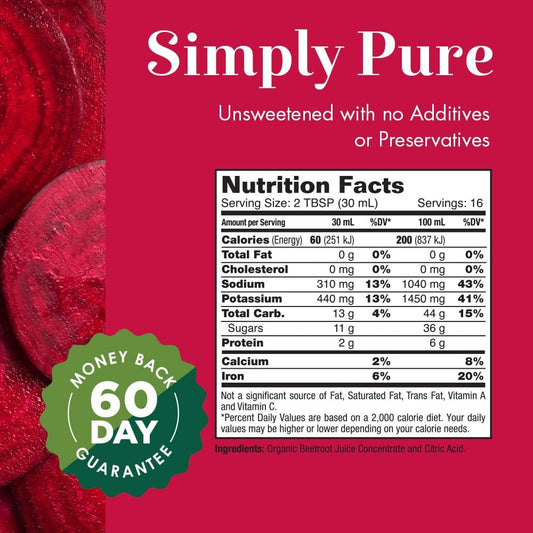 Dynamic Health Organic Beetroot SuperRoot 100% Juice Concent