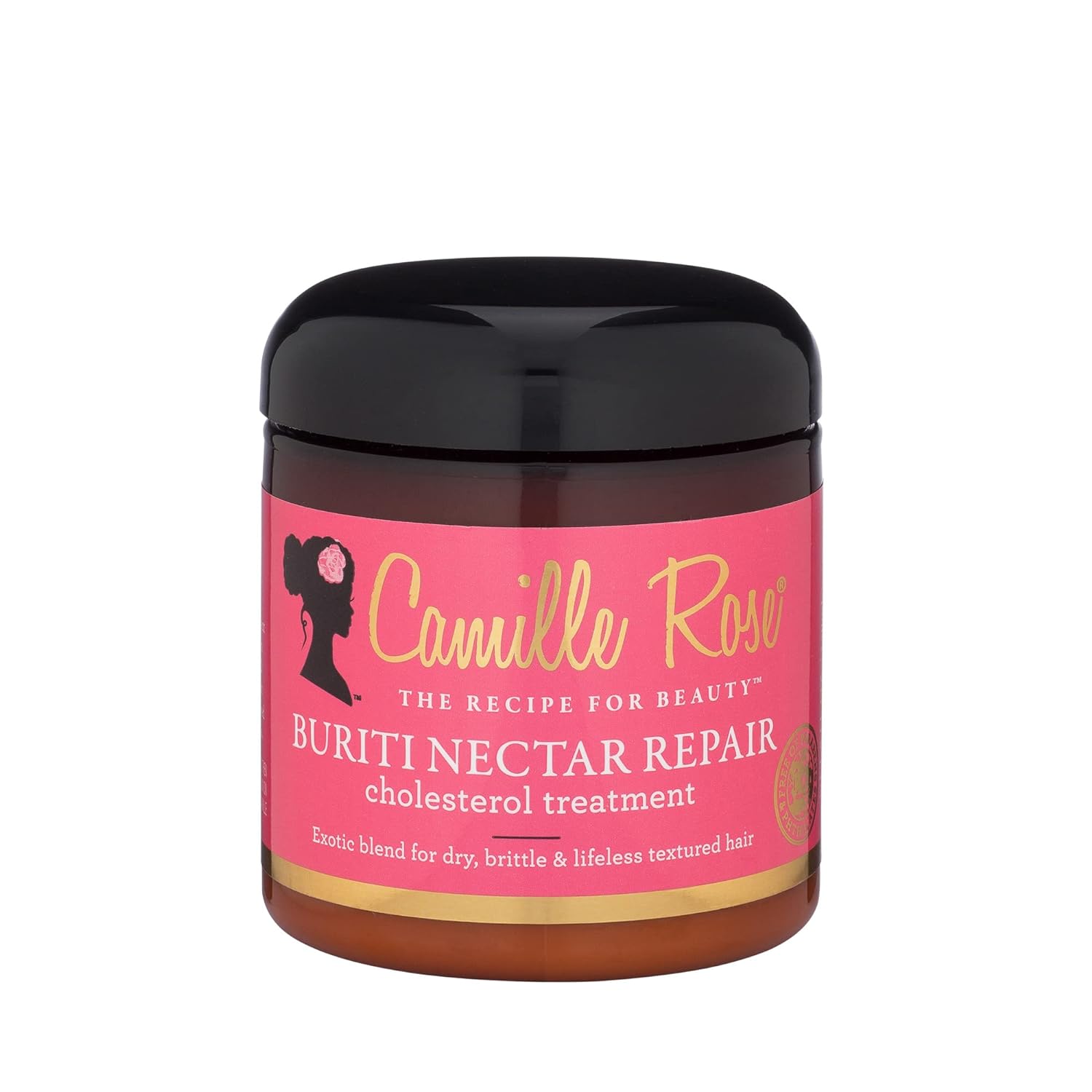 Camille Rose Buriti Nectar Repair Cholesterol Treatment, for Dry Brittle Lifeless Textured Hair, 8