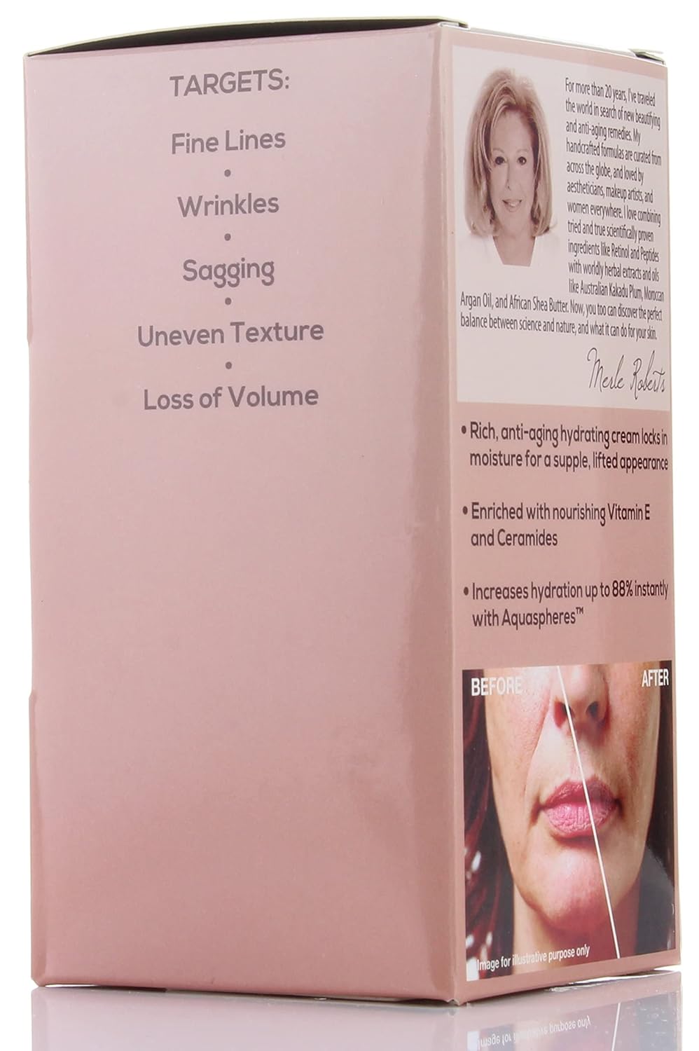 Merle Roberts Day and Night Face Cream with Collagen. Anti-A