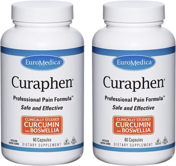 Euromedica Curaphen - 60 Capsules, Pack of 2 - Professional