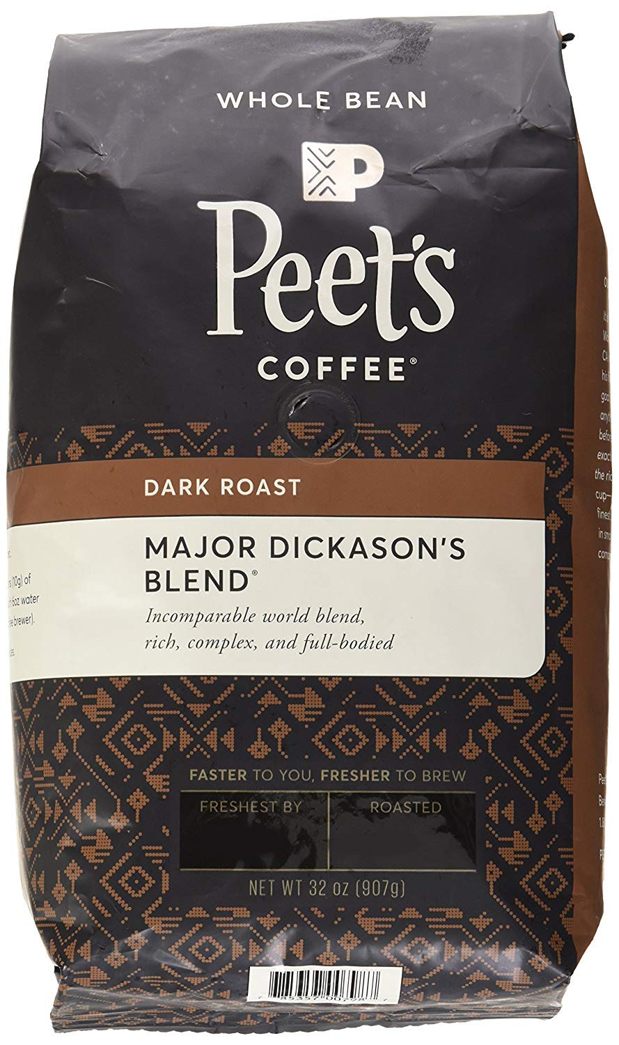 Peet's Coffee Major Dickason's Blend Deep Roast, Whole Bean
