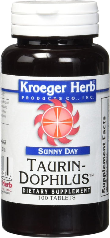 Kroeger Herb Sunday Day Taurine Dophilus, 100 Count3.04 Ounces