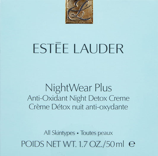 Estee Lauder Women's Nightwear Plus Anti-Oxidant Night Detox Creme, All Skin Types,1.7  (Pack of 1)