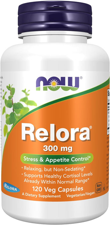 NOW Supplements, Relora 300 mg (a Blend of Plant Extracts from Magnolia officinalis and Phellodendron amurense), 120 Veg
