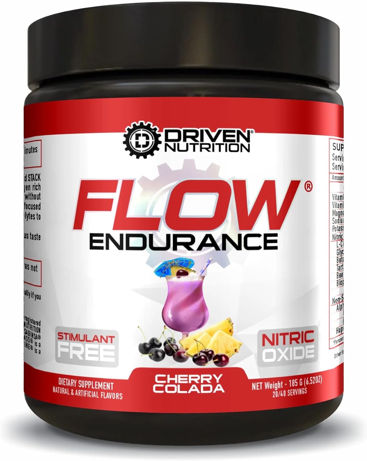 Flow-Stimulant Free Nitric Oxide Boosting Stack, With Citrulline Malate For Maximum Pump, Vascularity And Improved Circu
