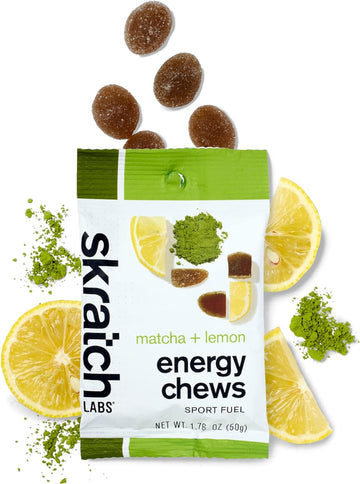 Skratch Labs Energy Chews | Energy Gummies for Running, Cycling, and S1.76 Ounces