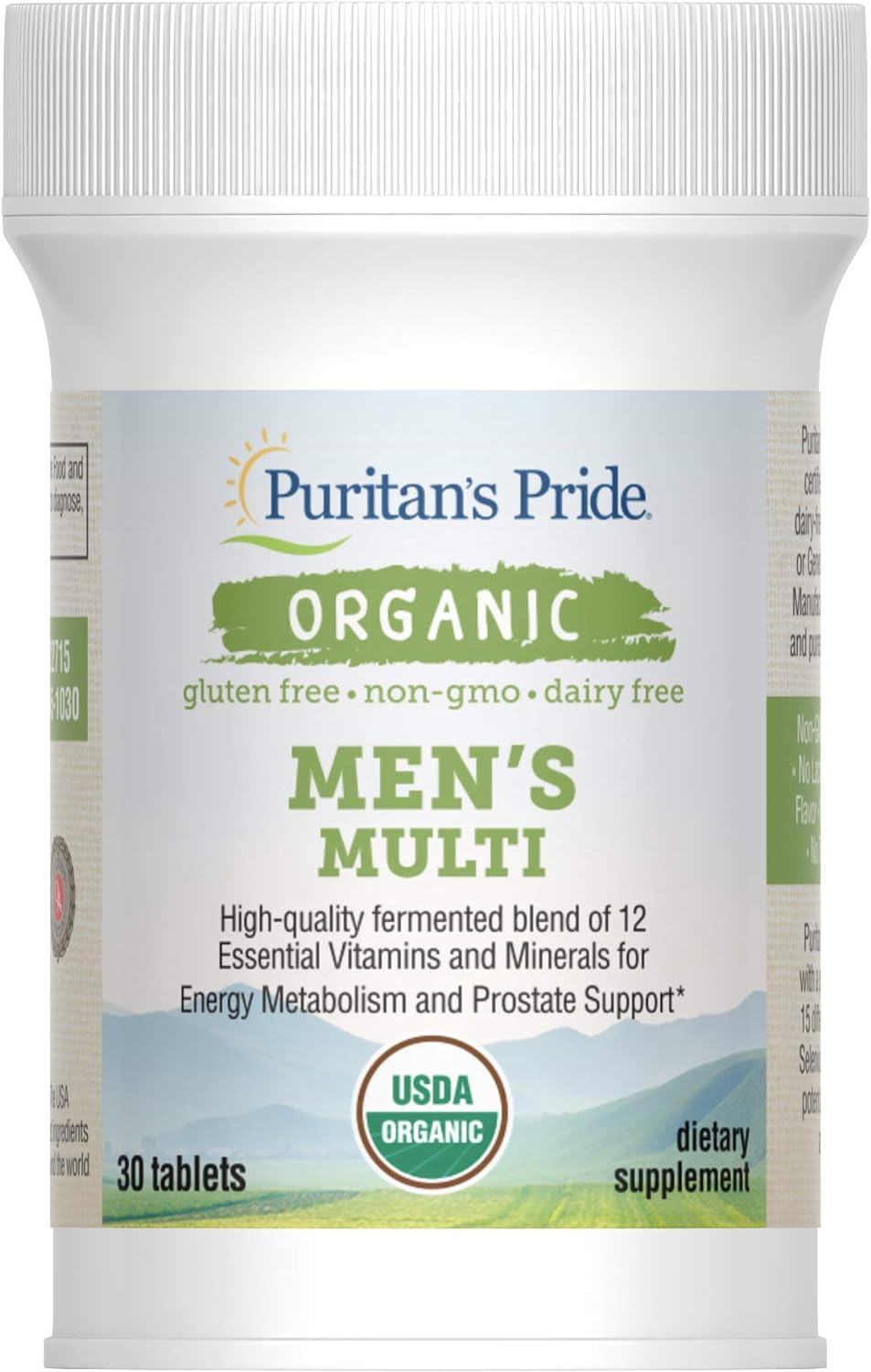 Puritans Pride One Daily Mens Multivitamin Caplets With Zinc, 30 Count