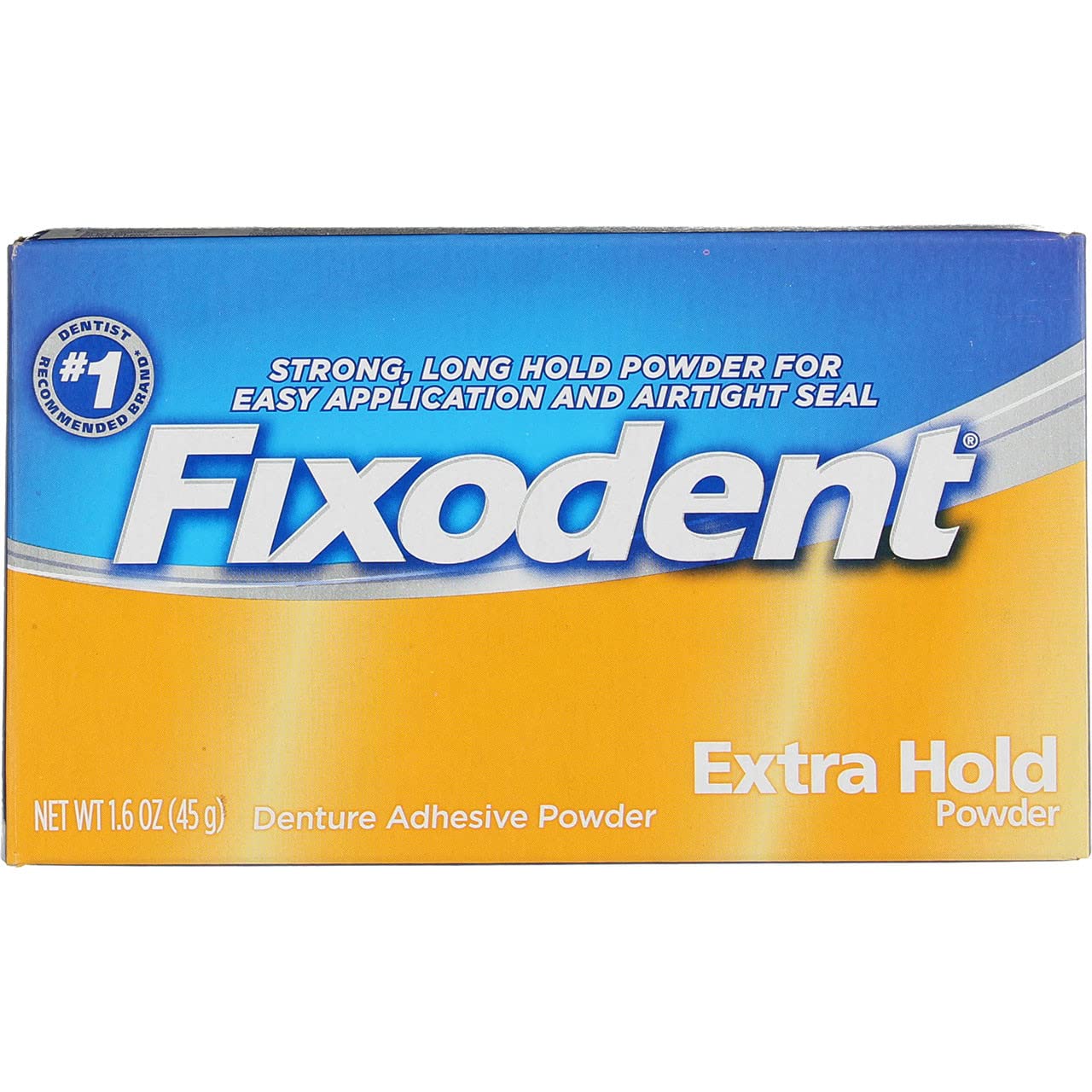 Fixodent Denture Adhesive Powder Extra Hold - 1.6 , Pack of 5