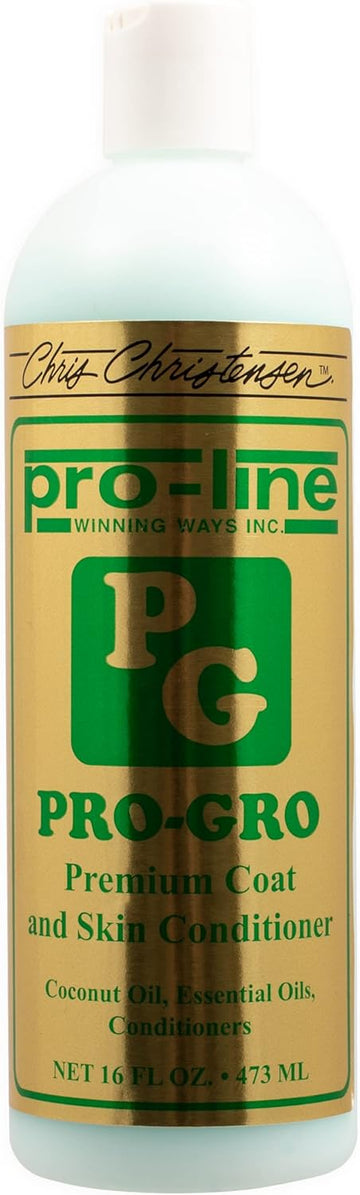 Chris Christensen ProLine Pro-GRO Premium Conditioner, Groom Like a Professional, Deeply Moisturizes, Made in USA, 16