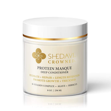 Shedavi Hair Masque for Dry Damaged Hair - Protein Hair Masque & Deep Condition Dry Damaged Hair - Hair Treatment with Keratin Building Aminos