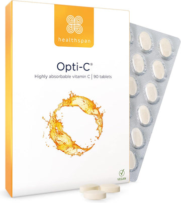 Healthspan Opti Vitamin C 500mg | 90 Tablets | 233% Better Absorbed Th140 Grams