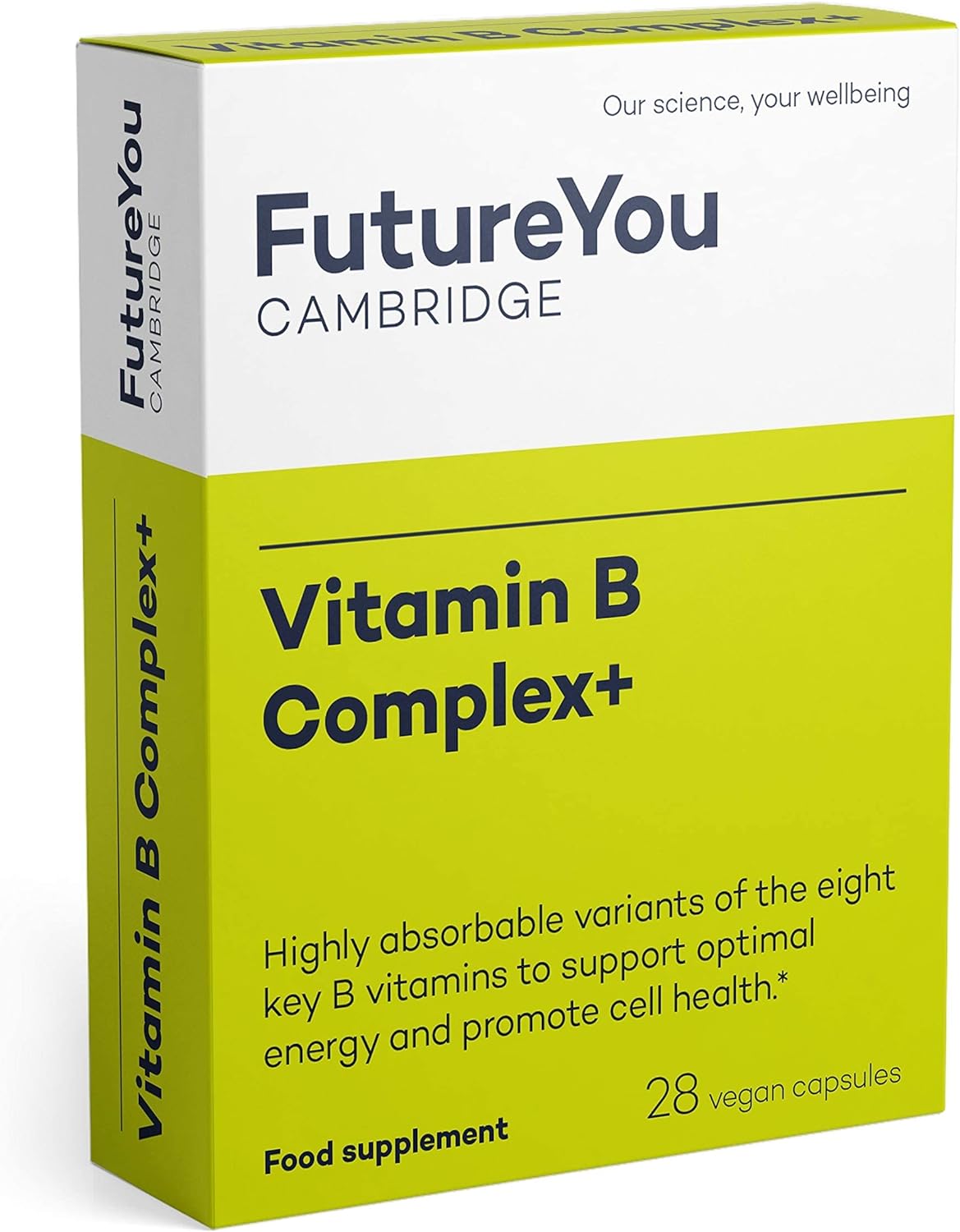 Vitamin B Complex+ Supplements – 8 Key B Vitamins for Optimal Cell Hea