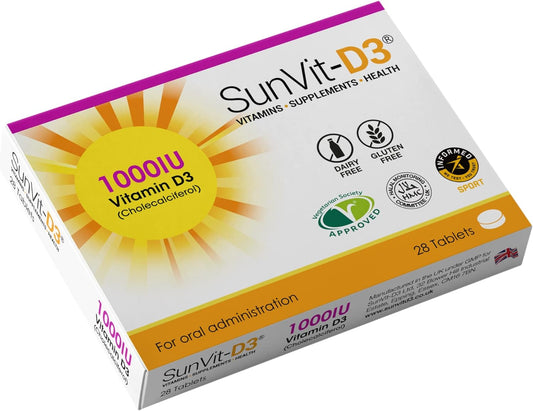 Vitamin D3 1000Iu (28 Daily Tablets)

21 Grams