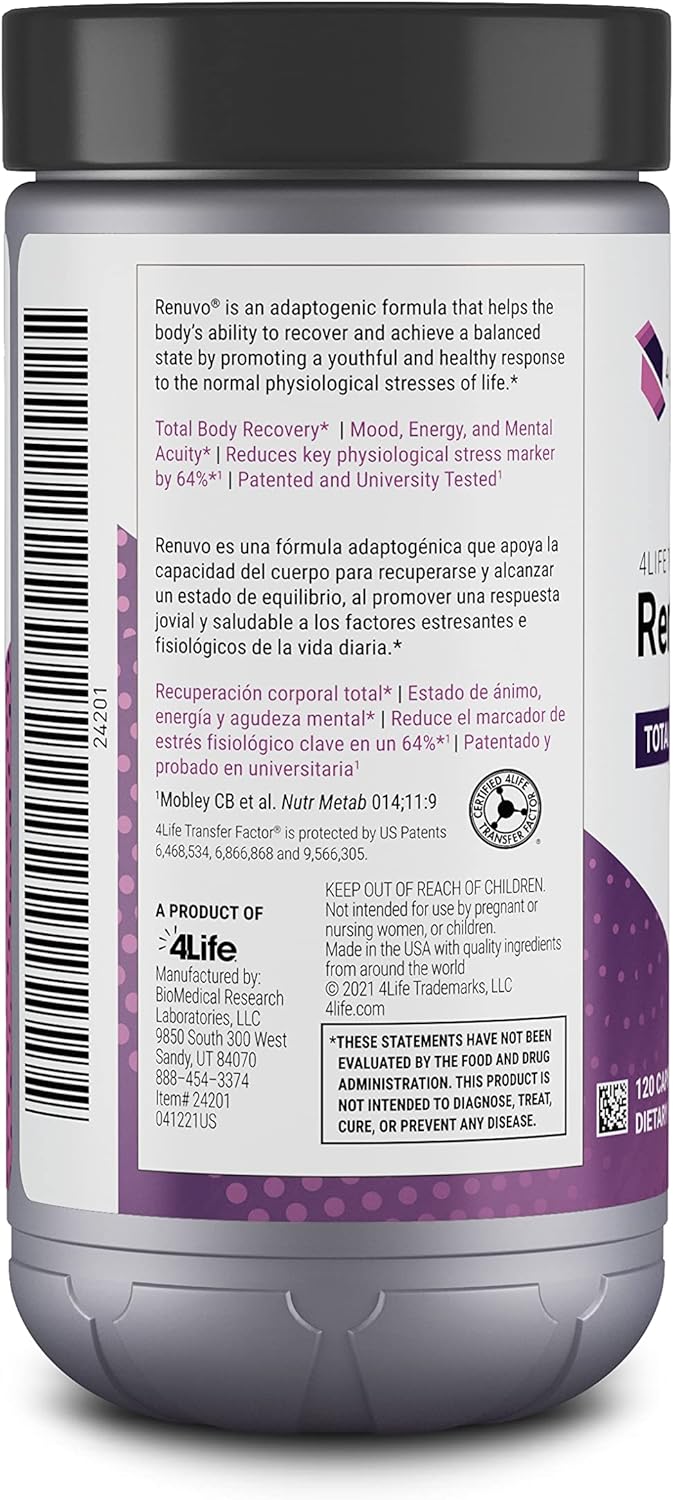 4Life Transform Transfer Factor Renuvo - Adaptogenic Formula for Healt