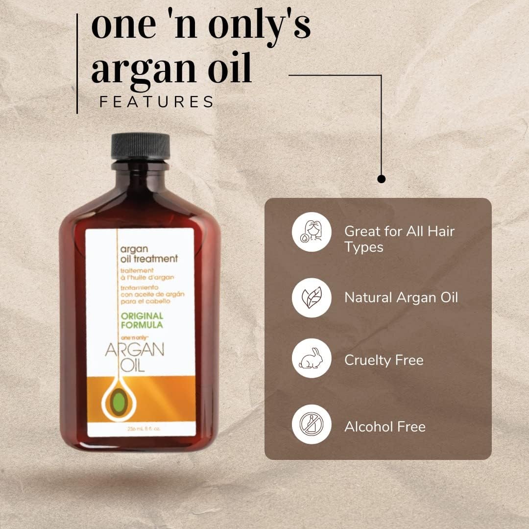  One 'n Only Argan Oil Hair Treatment, Helps Smooth and Stre