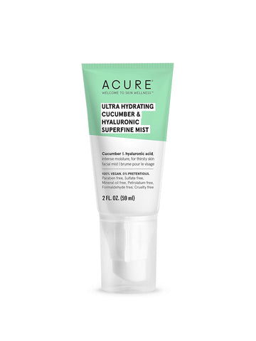 Acure Ultra Hydrating Cucumber & Hyaluronic Superfine Mist, 100% Vegan | Intense Moisture for Super Thirsty Skin | 2