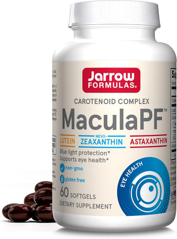 Jarrow Formulas MaculaPF Softgels - 60 Count - Eye Antioxidant Supplem