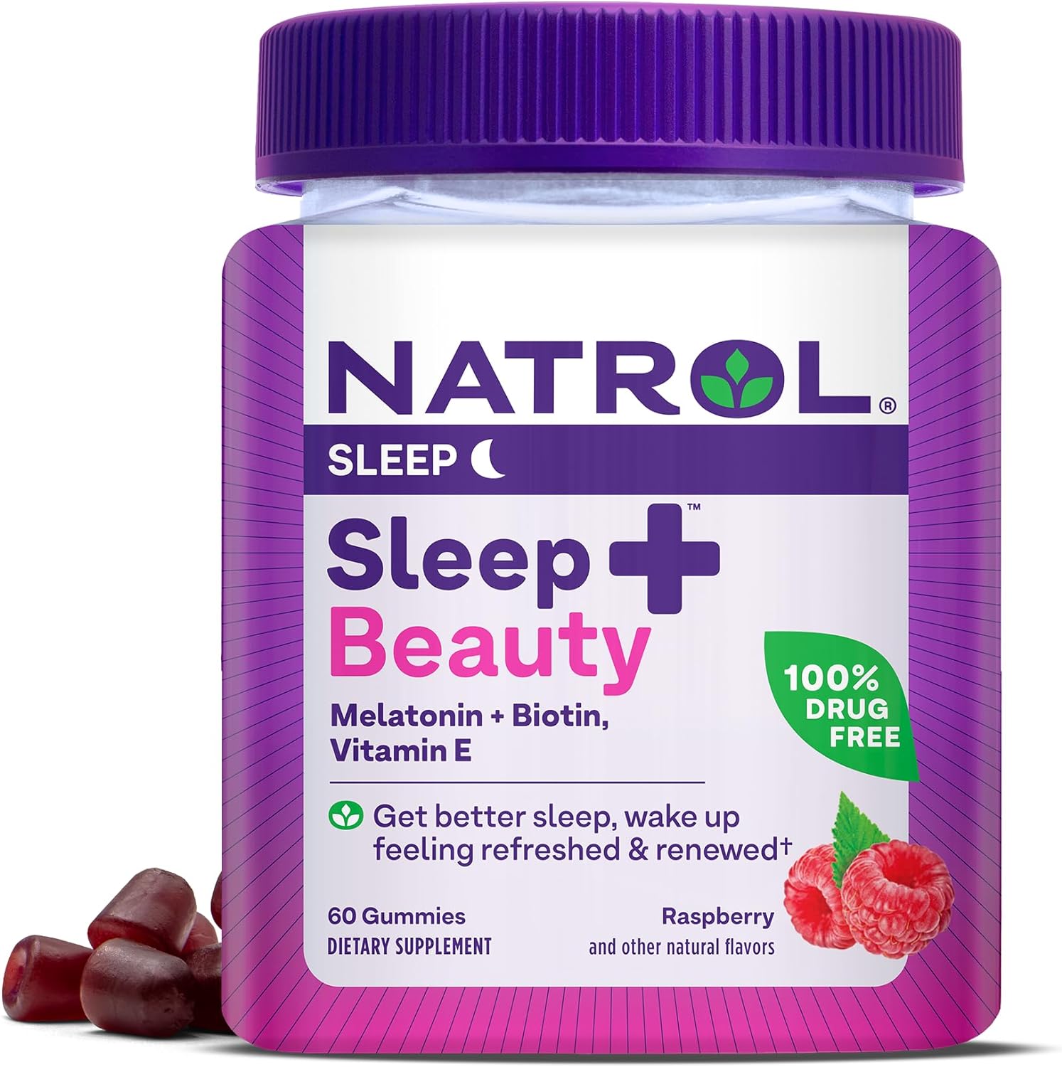 Natrol Sleep+ Beauty, Drug Free Sleep Aid Supplement, For Skin, Hair,