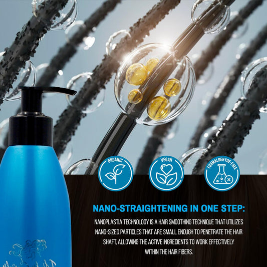 I Belli Capelli Torrano 2023 Gel Nanoplastia para Alisar Cabello, Nanoplastia Hair Treatment with Hair Sealant -1 Single Step Keratin Treatment, Keratina Para Alisar el Pelo- Gel Smoothing System to Straight and Repair, 500ml/16.9 fl.oz