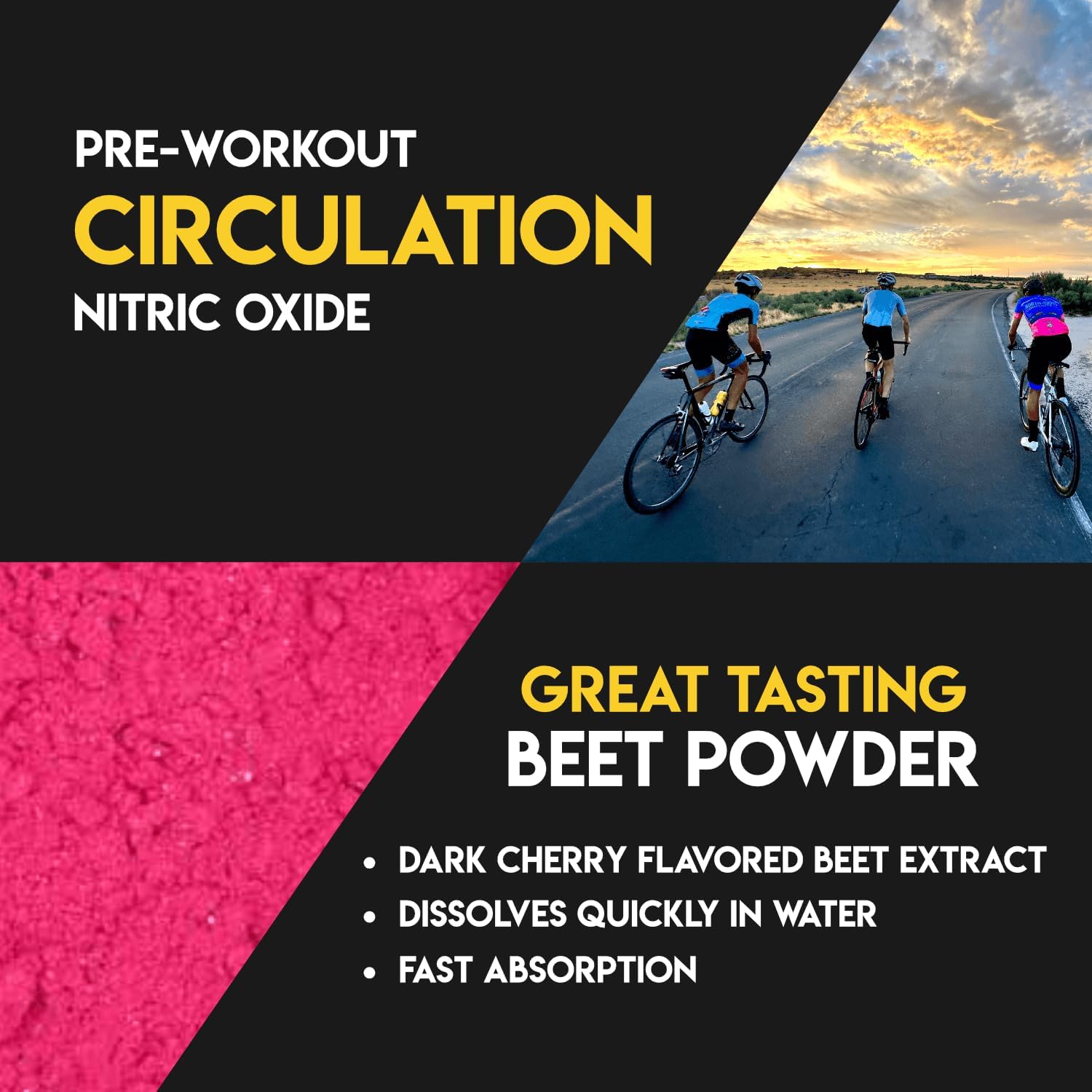  Beetroot Pro Sports Performance Pre-Workout Beet Powder, Ni