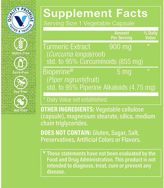 The Vitamin Shoppe Triple Strength Turmeric with Curcumin 90