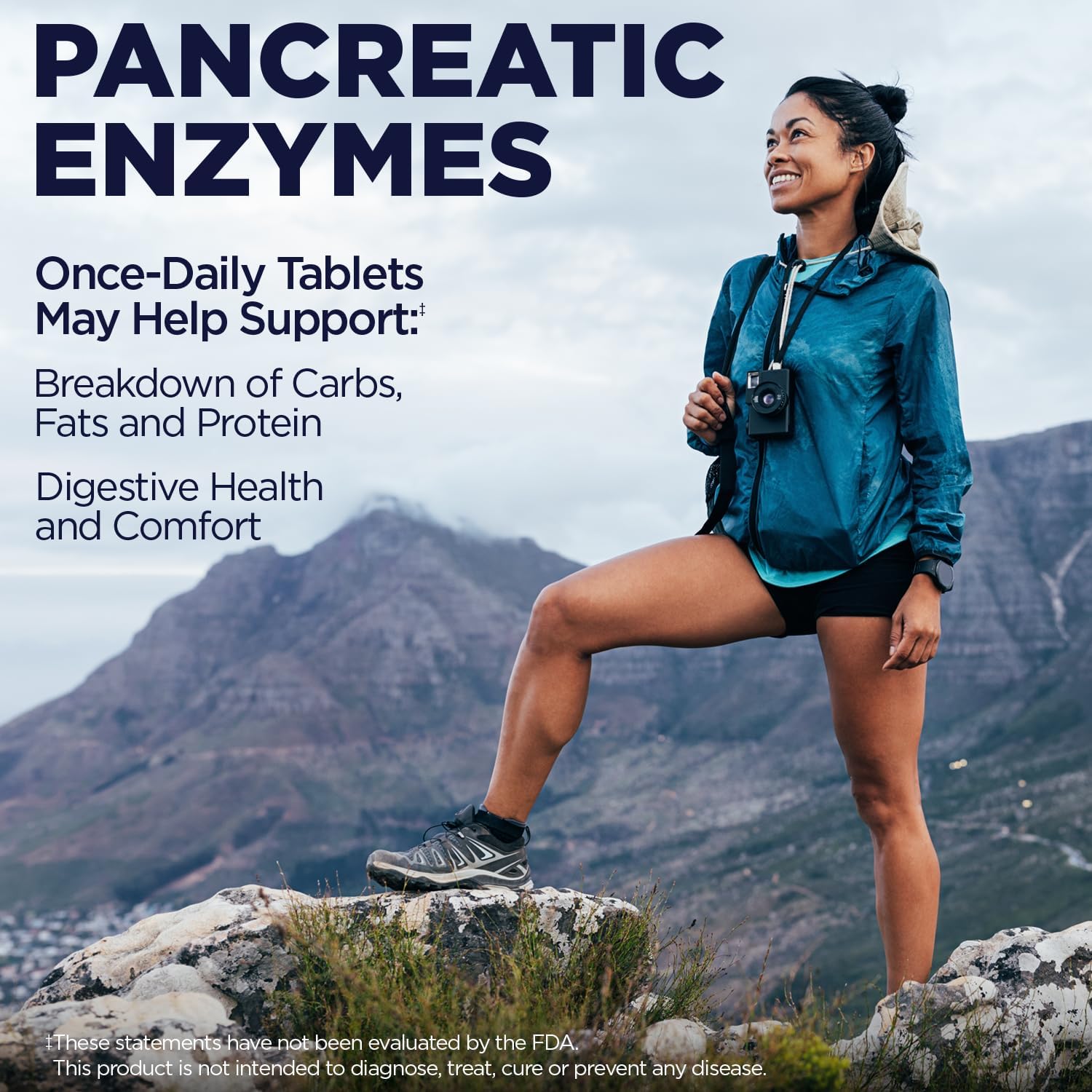 KAL Pancreatin 350mg, Digestive Enzymes for Women and Men, Pancreatic 