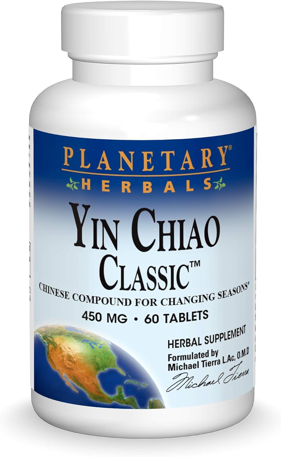 Planetary Herbals Yin Chiao Classic 450 mg - Immune Formulas for Seaso