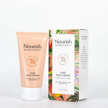 Nourish Botanical Beauty | Luxe Face Cream | GMO-Free, Cruelty Free, 100% Vegan (1.7)