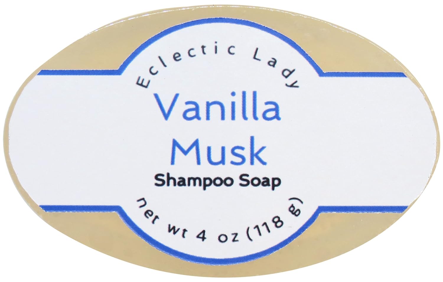 Eclectic Lady Vanilla Musk Shampoo Soap Bar with Pure Argan Oil, Silk Protein, Honey Protein and Extracts of Calendula ower, Aloe, Carrageenan, Sunower - 4  Bar