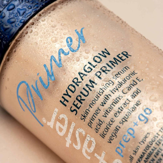 Lune+Aster HydraGlow Serum Primer - Skin-nourishing serum primer with anti-aging and brightening properties that hydrates, smooths and minimizes the look of pores while extending the wear of makeup