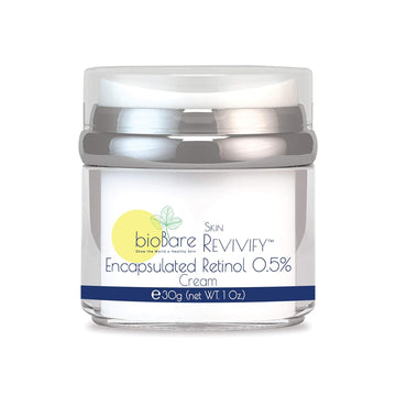 0.5% Encapsulated Retinol Cream By bioBare® 1  | Anti Aging Face Firming & Tightening Wrinkle Cream | Made In USA