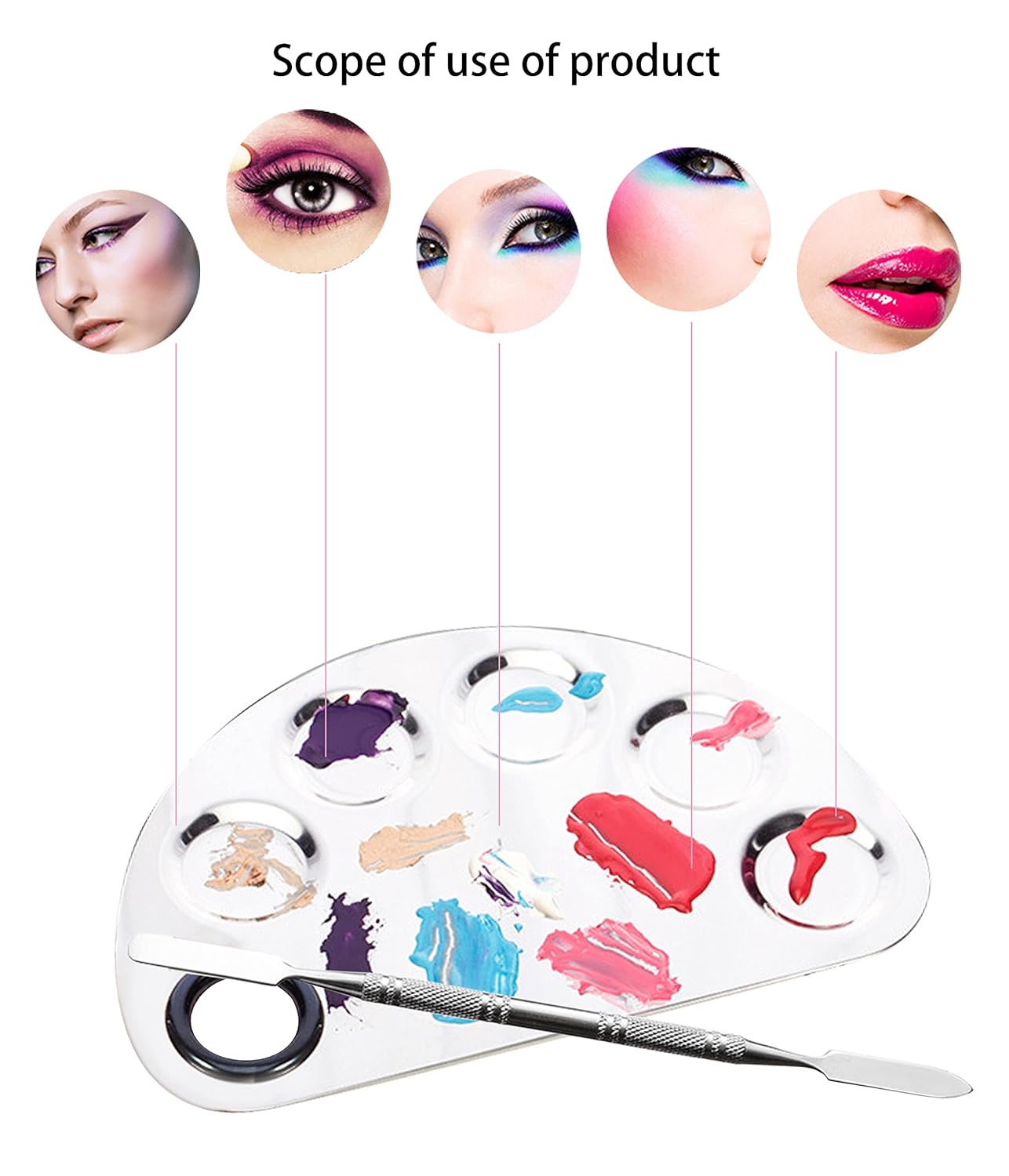 Makeup Palette, Makeup Mixing Palette, Color Mixing Tool, Ar