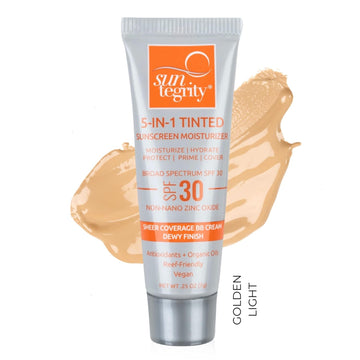 SAMPLE TUBE - Suntegrity 5 in 1 Tinted Face Sunscreen (Golden Light)