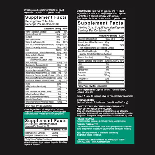 Invite Health Immunity Multivitamin - Comprehensive Daily Multivitamin