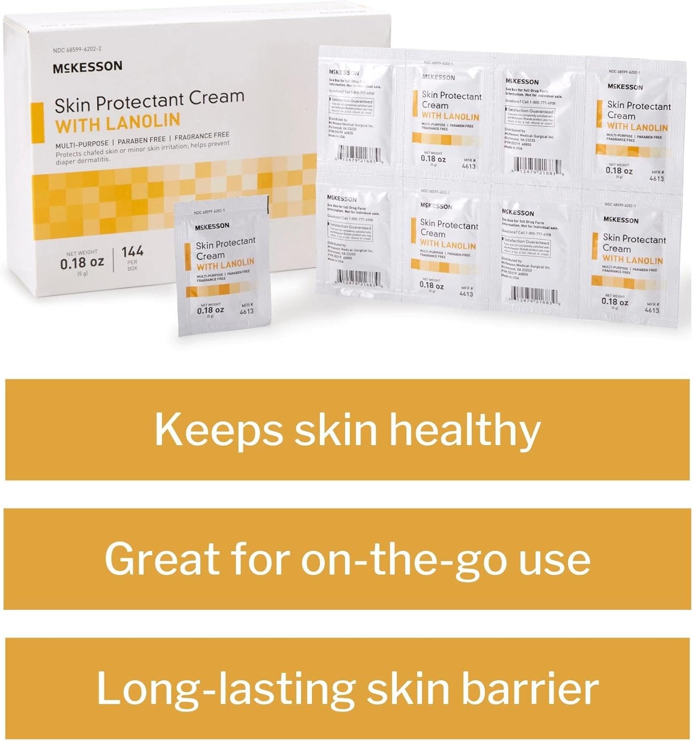 McKesson Skin Protectant Cream with Lanolin, Paraben and Fragrance Fre