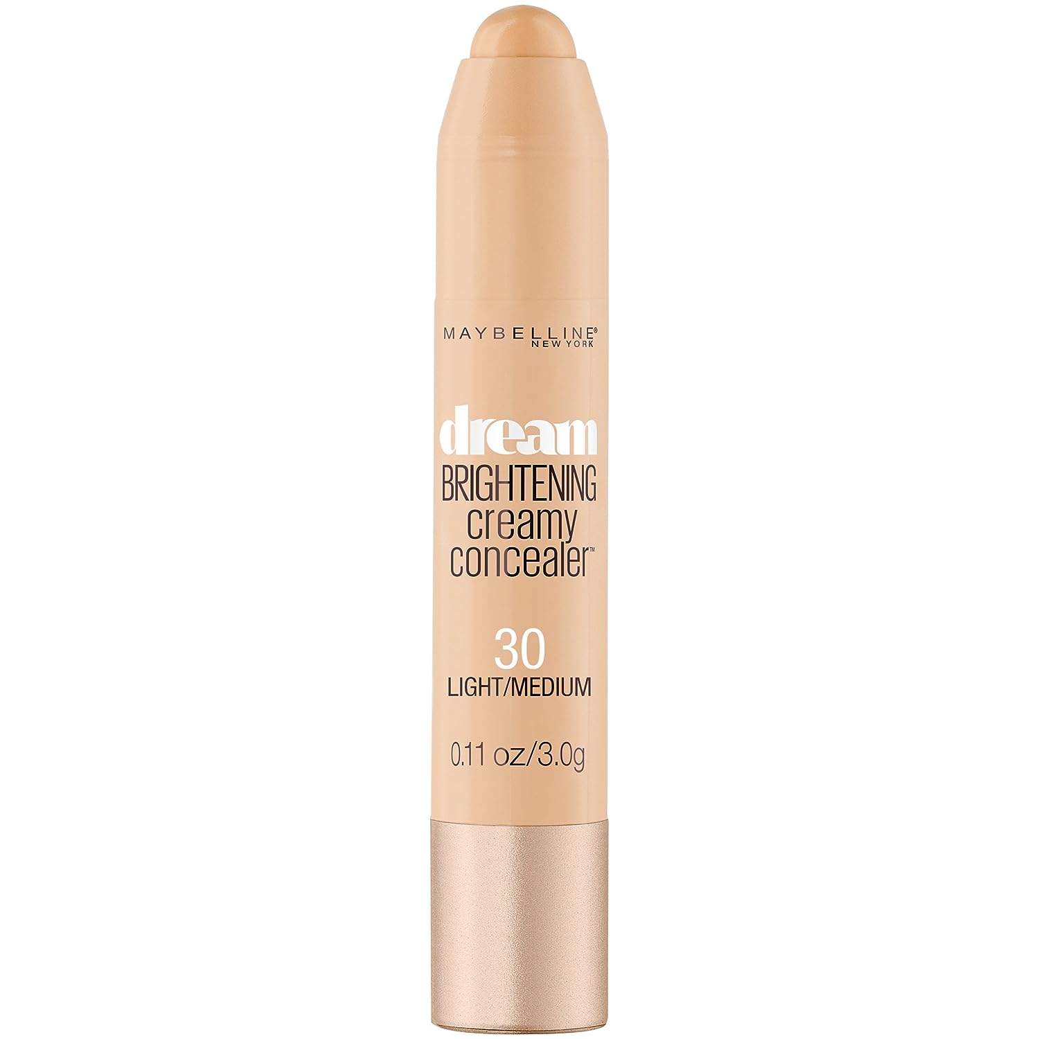 Maybelline Dream Brightening Creamy Concealer, Light/Medium, 0.11