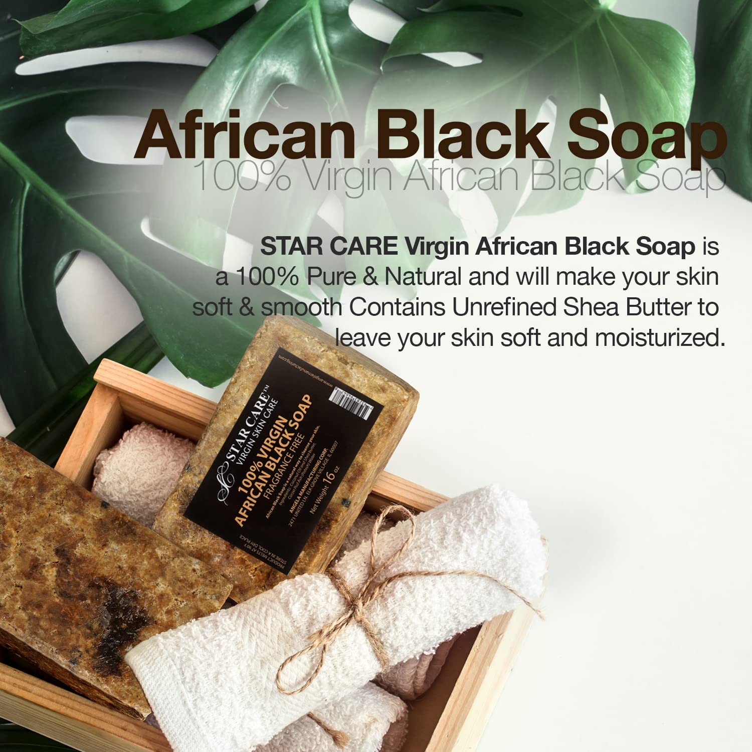 Esupli.com  STAR CARE 100% Virgin African Black Soap (16)