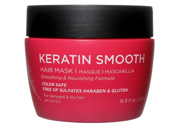 Luseta Keratin Smooth Hair Mask Hydrating & Nourishing for Dry Damaged Hair 16.9