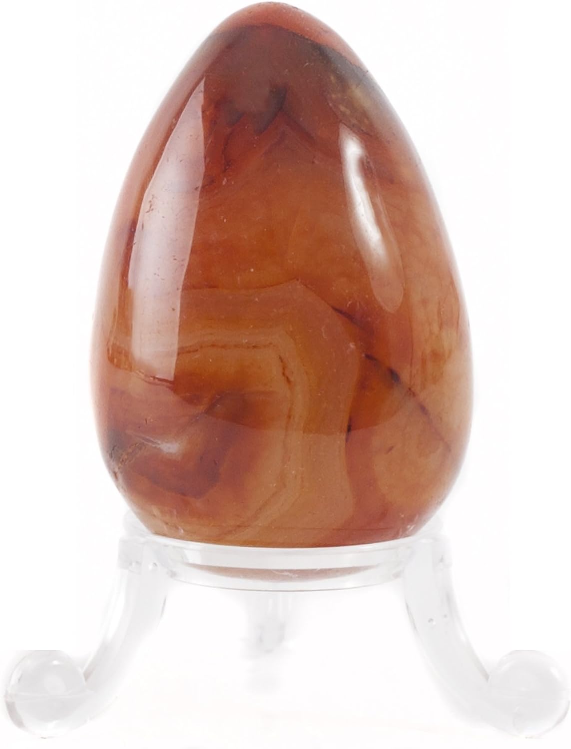 Carnelian Crystal Egg ~48mm

